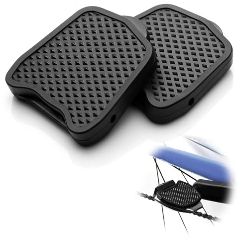 2PCS Pedal Platte kompatibel mit Shimano SPD-SL Klickpedalen, Rennrad Pedale Plate Adapter, Adapter Ändert Klickpedale zu Flats, Aus Nylon Gefertigt, Geeignet für den Täglichen Gebrauch Beim Radfahren