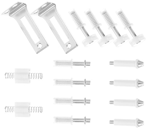 Hemobllo Charnières Pivotantes en Fer Robuste pour Porte Pliante, Kit 1 Ensemble avec Support et Inférieur, Roulettes Intégrées, Quincaillerie pour Portes Coulissantes et Accordéon, Usage