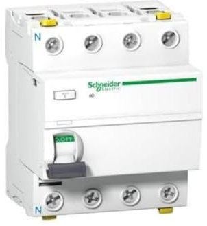 Schneider Electric A9Z11425 Disjoncteur différentiel 4p 25A 30mA Type AC