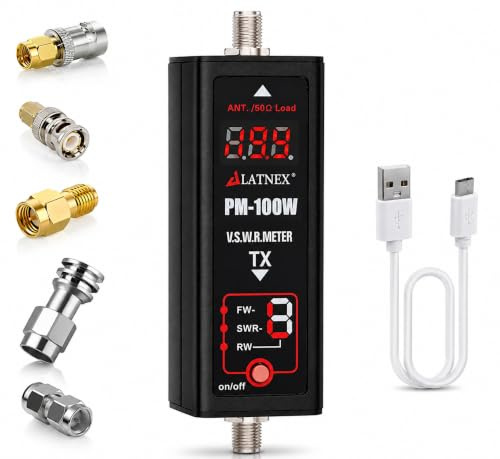 Digitales SWR-Leistungsmessgerät (VHF/UHF) für Amateurfunker (PM-100W)
