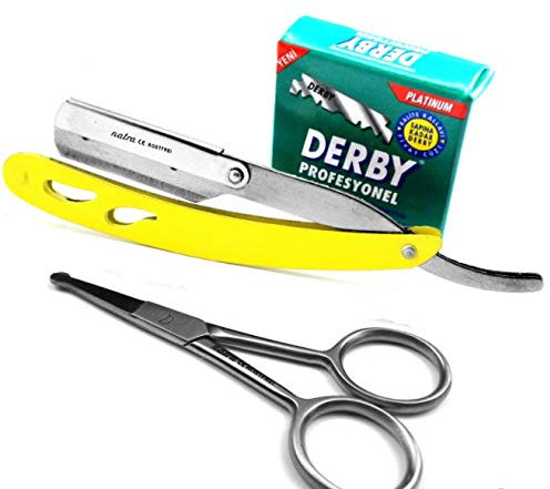 Rasiermesser 100 Derby Rasierklingen Rasierer Herren Bart Rasur Bartschere NATRA