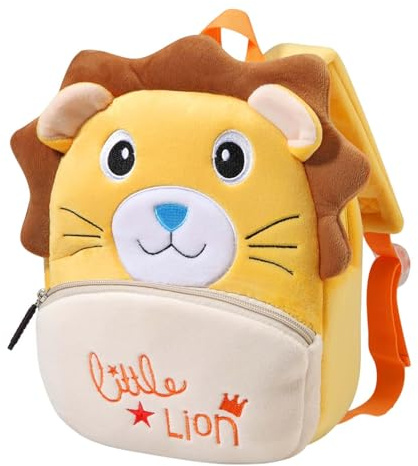 Chase Chic Kindergartenrucksack Mädchen,Kleinkind Kinderrucksack für 1-5 Jahre,Mini Cartoon Kinder Rucksack für Schule/Kindergarten/Hort/Krippe(Löwe)
