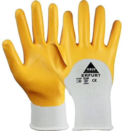 Montage-, Arbeits- und Chemikalienschutzhandschuhe (12, 12 Paar Erfurt)