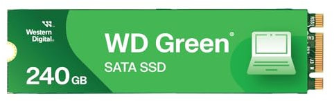 Western Digital SSD M.2 SATA III de 240 GB, Verde, 6 GB/S