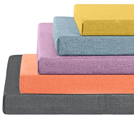 AERTMS Custom Size Bench Cushion,Window Seat Cushion Non Slip Washable Personalized Cushions Indoor Outdoor Furniture Bench Cushion Garden Patio Swing Sofa Seat Pad (5cm)