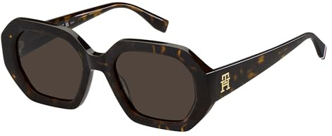 TOMMY HILFIGER Brille TH 2155/S Größe 52-20 mm Havana/Eye size: 52 - Bridge size: 20
