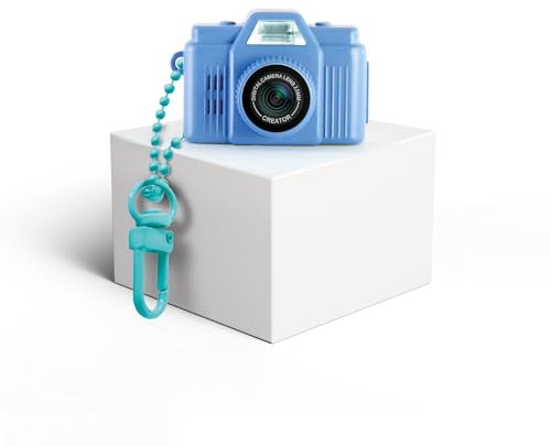 Canal Toys - Photo Creator - Cámara de Fotos y vídeo Digital Mini Cámara - Retro - con Llavero y Tarjeta SD de 1 GB incluida - CLK 059