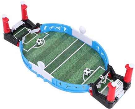 Hamwesh Mini -Foosball -Spiele, 2 Balls Tabletop Fußballfußball Flipper für Innengame Room Table Top Foosball Desktop Sport Brettspiel Erwachsener Familienspiel
