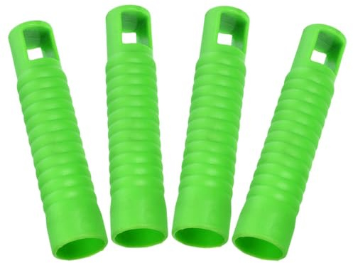 ELAYARD 4 Pezzi Manicotti Terminali per Manico Scopa Diametro 19mm, Impugnature Antiscivolo in Plastica Resistente per Sostituzione Manico, Accessori per Pulizia Casa e Ufficio,