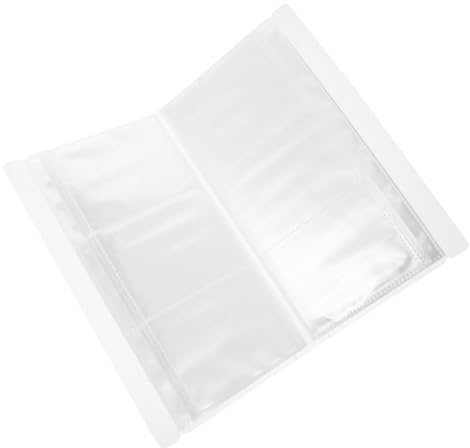 BAZEITFLOW Álbum de Almacenamiento de Postales y Billetes de Avión, Tamaño E, Material PP Transparente, para Entradas de Conciertos y Tarjetas Coleccionables, Adecuado para Organizar