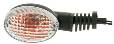 2EXTREME Blinker weiß kompatibel mit Derbi Senda, GPR Replica Racing 50 | 12 V Halogen-Blinker mit klarem Glas, Vergleichsnummer 00G01705021; kompatibel mit Yamaha MT-03 660, TZR 50, MBK X-Power
