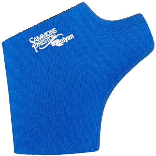 Rolyan Neoprene Pull On Thumb Support, Wrist Compression Sleeve, Thumb Support, Thumb Brace Maximum Hand Function, Brace Support for Thumb Sprains and Strains from Sports Injuries, Left, Large