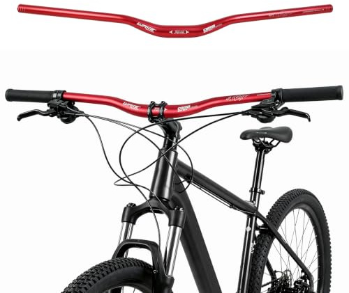 WAKE Fahrradlenker 31.8MM MTB Lenker Aluminiumlegierung Mountainbike Lenker Riser Bar fahrrad lenker für Rennrad MTB 720MM - Rot (30mm Höhe)