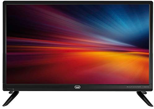 Trevi LTV 1904 SAT Televisore LED 19 con Decoder Digitale Terrestre DVBT-T2 e Satellitare DVBS-S2, HEVC 10 Bit, Presa Accendisigari 12V, Ideale per Camper, Compatibile Tivùsat, Funzione Hotel