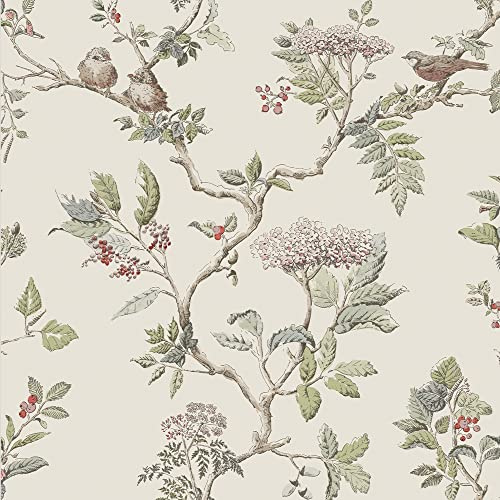 Laura Ashley Papier peint naturel en bois de sureau