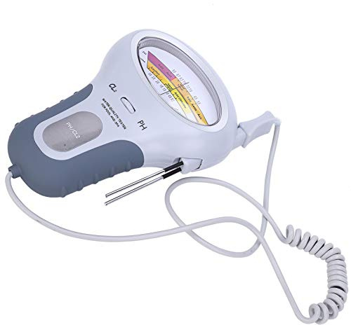 KIMISS Ph Und Chlor Messgerät Pool PC 102B CL2 Chlor, Schwimmbad-Spa-Wasserqualität, Poolbakterientest, Ph-Tester, Ph-Tester, Analysator Mit Sonde