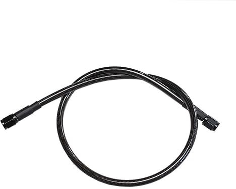 Bremskupplungsleitung für motorräder 39 100cm Für Softail Für Dyna Für Sportster AN3 Rauch Stahl Geflochtene Bremsschlauch Kabel Hydraulische Öl Linie Linie Linie Bremse