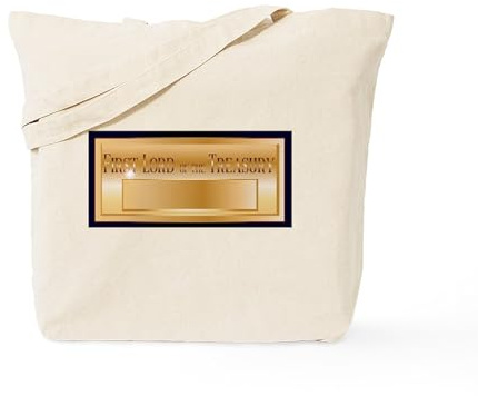 CafePress Ten Downing Street Letter Box Plaque Reusable Natural Beige Canvas Shopping Bag