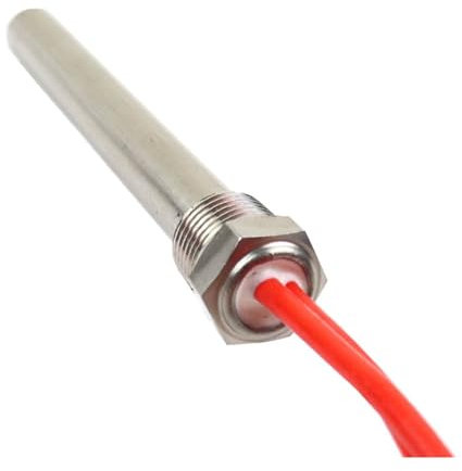 nmbhus Elemento Riscaldante Acqua Ad Immersione del Riscaldatore Tubolare in Acciaio Inossidabile del Riscaldatore A Cartuccia DN25 1kw/2kw/3kw (Size : 1kW 20x200mm)