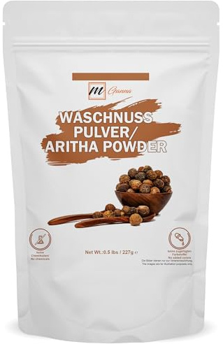 100% Reines Aritha Pulver | Waschnuss Pulver Für Haarwäsche DIY Shampoo & Conditioner 227 g / 0,5 lbs