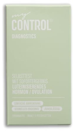 my Control Diagnostics Selbsttest mit Sofortergebnis Ovulationstest - LH/Ovulation - Einfaches Testen von Zuhause