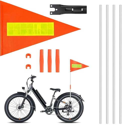 10 Stück Fahrradfahne für Kinder Fahrradfahne Fahrradbanner Fahrradfahne Kind Wimpel Fahrradfahne Fahrradfahne für Kinder
