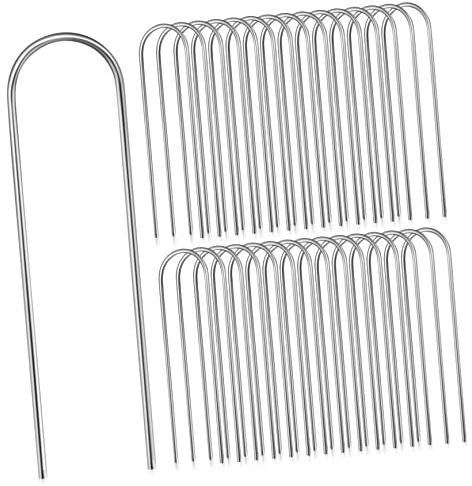 Toddmomy 100pièces Piquets De Tente Piquets De Trampoline Piquets De Jardin pour Toile De Contrôle Piquets De Jardin pour Membrane Piquets De Trampoline De Forme De u