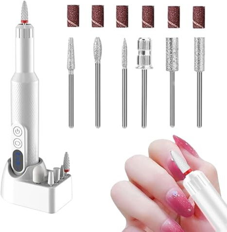 Fresatrice per Unghie Elettrica Strumento Silenzioso Ricaricabile Manicure