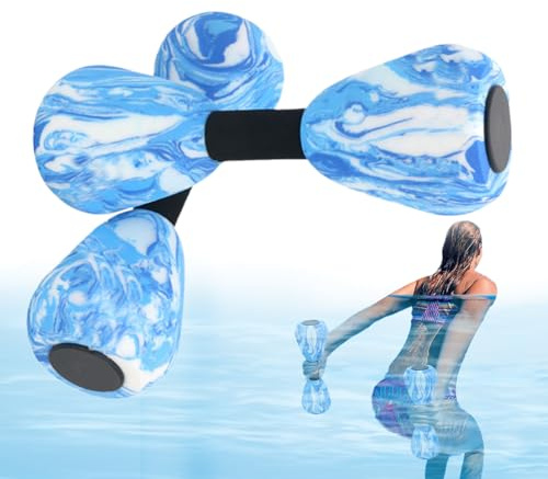 Water Weights for Pool Exercise - Sports Aquatic Exercise Dumbbells | High-Density Fitness Equipment Aerobics Barbells for Rehabilitation Training Outdoor Sports