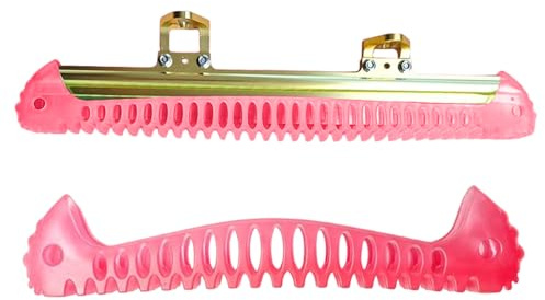 Liakyunf Skate Guards Eiskunstlauf, elastisch, weich, tragbar, Zubehör, Hockeyschläger-Schutz, für Kinder, Jugendliche, Erwachsene, tägliches Training, drinnen und draußen, Schnee, Winter, Urlaub