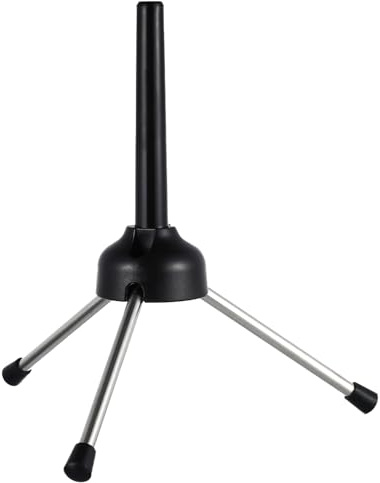Veemoon Soporte Portátil para Clarinete y Flauta, Trípode Plegable Antideslizante para Instrumentos de Viento, Soporte Ligero y Estable para Oboe y Saxofón, Accesorio Compacto para Músicos