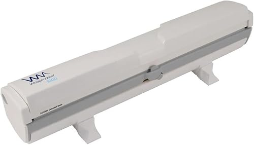 We Can Source It Ltd - Compact Kitchen Food Wrap Dispenser, Wrapmaster 1000 Catering Dispenser, White Plastic Cling Film & Foil Dispenser for Catering, Commercial Kitchens and Food Preparation
