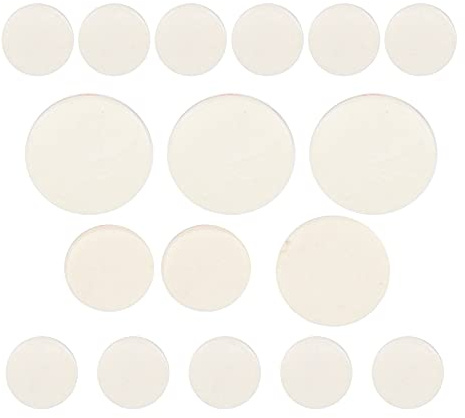 Eminchu Klarinetten-Schallloch-Pads, Langlebig, Elastisch, Ersatz für Alte Klarinetten-Musikinstrumente, Zubehör für Alle Klarinettisten, 17 Stück (M01737)