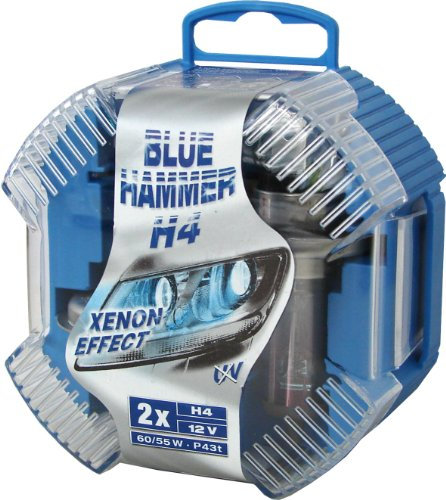 Hammer BH-H4-BLAU Autolampenbox H4 blue Hammer Duo Box