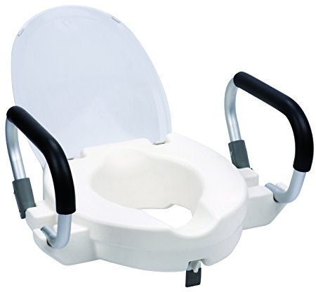 Hestec - HISRAIL02 - Rhausseur WC avec Accoudoirs