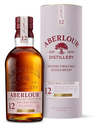 ABERLOUR 12 ans Non Chill Filtred Whisky Ecossais Single Malt - 48%, 70cl