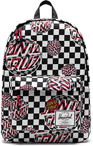 Herschel Classic Rucksack, Unisex, Dotcheck/Black, Taglia unica, Tasche