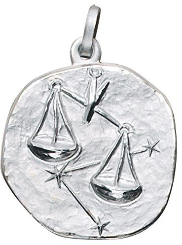 Jobo Sternzeichen-Anhänger Waage aus 925 Sterling Silber