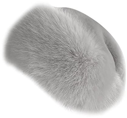 Russische Fellmütze Damen, Fuchspelzmütze Pelzmütze Damen Russisch Mütze Kunstfell Wintermütze Plüsch Wintermütze Faux Fuchs Plüschmütze Cossack Mütze Blau Schwarz Grau Pink Beige