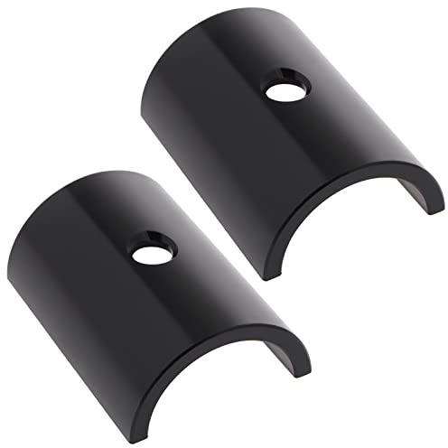 Create idea 1 Satz Fahrradlenker Unterlegscheiben 25.4mm zu 31.8mm Fahrrad Lenker-Abstandshalter aus Aluminium Legierung in Schwarz Fahrrad-Lenker-Adapter
