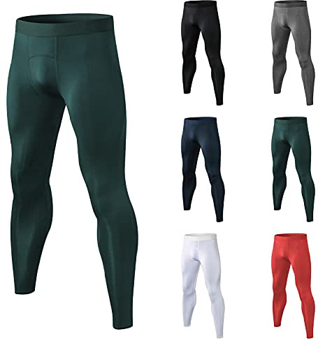 Legging Homme Sport Pantalons de Compression de Running Homme Legging Hommes Cyclisme Course Vêtements de Running Collant Court de Sport Legging Base Layer Fitness à Leggings de Collant Thermique