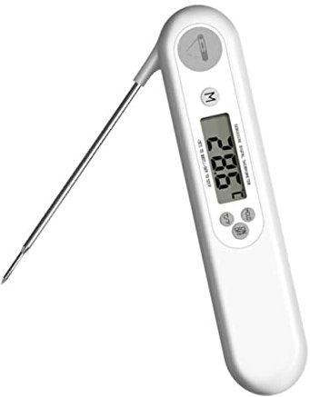 PRETYZOOM Digitales Grillthermometer Mit Hintergrundbeleuchtung Lebensmittelechter Abs- Vielseitig Für Bbq Babyfläschchen Steak Fisch Geflügel Präzise Temperaturmessung