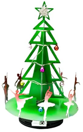 ZIDDAR Weihnachtsbaum Spieluhr Heimdekoration Mit Klassischen Weihnachtsliedern Für Festival Festival Baumdekoration Tischdekoration