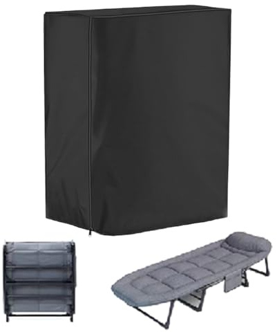 Housse de Rangement pour lit Pliant – Housse de lit Pliant, Housse de Matelas Pliable | Housse de Rangement pour lit Pliant, Housse de Rangement épaisse, imperméable et Anti-poussière, avec Fermeture