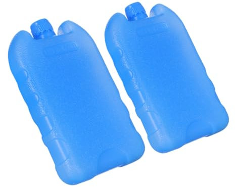 WHAMVOX 2pcs Air Conditioner Fan Ice Crystal Box Reusable Ice Packs for Cooler for Cool Bag Cooling
