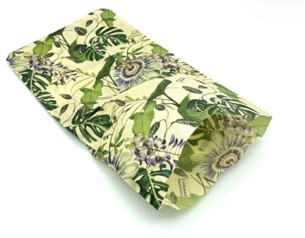 beeskin Bolsa de cera de abejas, 25 x 45 cm (flor de la pasión)