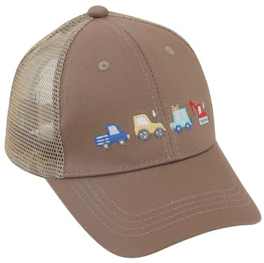 Generisch Trucker Cap Kinder Jungen Kappe Junge Basecap Jungs Traktor Caps Kleinkinder Sommer Trucker-Cap Bagger Feuerwehrauto Cap Kids Mädchen Baseballcap Cappy Sommerhut ab 2 3 4 5 6 Jahre