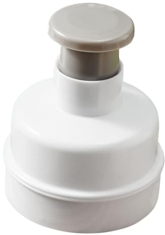 POPETPOP Stainless Steel Meat Patty Press Mold for Adults and Children, Easy to Operate and Clean, White Burger Patty Maker for Home Kitchen Cooking Random Color