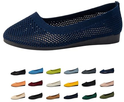 Ballerinas Women's Ballerina Shoes Summer Shoes Flat Barefoot Shoes Low Shoes with Traditional Design for Women Girls Comfortable Elegant Leisure Sporty Espadrilles Dirndl Barefoot Leisure Fashion
