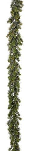 CREATIV green künstliche Tannengirlande 180cm I weihnachtliche Tannengirlande mit 168 Tips I Weihnachtsdeko-Girlande mit naturgetreuen Nadeln I Weihnachtsgirlande ideal als Indoor Weihnachtsdeko